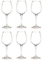 Cj 06 tacas vinho invinorcr cristalleria italiana 560ml