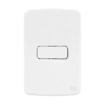 CJ 1 Interruptor Simples 10A 250V Placa 4X2 Branca Compose Weg