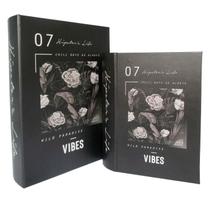 Cj. 2 Caixas Livros De Madeira Vibes