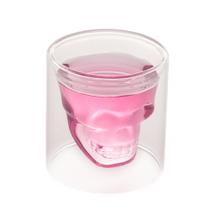 Cj 2 Copos P/Cha Dupla Parede Vidro Borossilicato Resistente