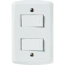Cj. 2 Int. Simples 10a/250v Lux 2 - TRAMONTINA