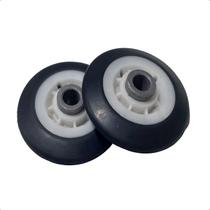 Cj 2 Roldana Para Secadora Brastemp Ative 326015418 Original
