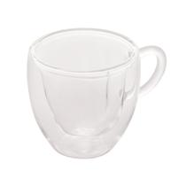 Cj 2 Xícaras Para Café Parede Dupla de Vidro Heart 80ml Lyor Cj 2 Xícaras Para Café Parede Dupla de Vidro Heart 80ml Lyor