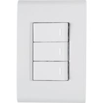 Cj. 3 Interruptores Simples Tramontina Liz 10A/250V