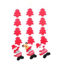 Cj 3 pcs enfeite natal bonecos noel b neve rena ligados 55cm Cj 3 pcs enfeite natal bonecos noel b neve rena ligados 55cm