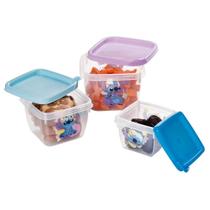 Cj 3 Potes Conect Qd Stitch Disney - Plasútil 017113