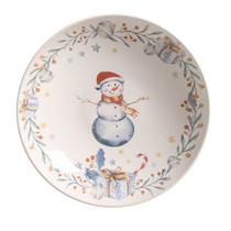 CJ 4 PRATOS FUNDOS COUP SNOWFLAKES NATAL 1ªLINHA