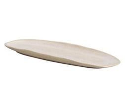 Cj 4 travessas oval rasa g orga latte 36x13 cm porto brasil