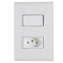 Cj 4x2 1 Inter Simples 10A Tomada 2P+T 10A BR LIZ TRAMONTINA