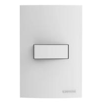 Cj 4x2 1 Interruptor Paralelo 10A 250V Branco ATRIA SOPRANO