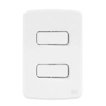 Cj 4x2 1 Interruptor Simples e Paralelo Branco Composé WEG Cj 4x2 1 Interruptor Simples e Paralelo Branco Composé WEG