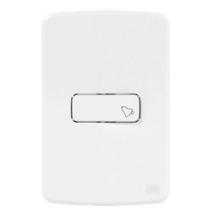 Cj 4x2 1 Pulsador Campanhia 10A Branco Composé WEG Cj 4x2 1 Pulsador Campanhia 10A Branco Composé WEG