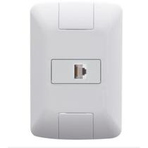 Cj 4x2 1 Tomada RJ45 cat. 6 Branco ARIA 57241022 TRAMONTINA