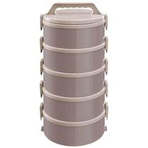 Cj 5 Marmitas Térmicas 25 Pratos Térmicos 1,8L Cappuccino Simonaggio Treviso