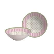 Cj.6 Bowls Decorados em Cerâmica Coelha Agnes Alleanza