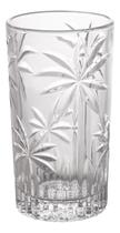 CJ 6 COPOS ALTOS CRISTAL DE CHUMBO PALM TREE 360ml CJ 6 COPOS ALTOS CRISTAL DE CHUMBO PALM TREE 360ml