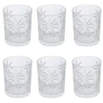 CJ 6 Copos Baixos Cristal Palm Tree 340ml - Wolff CJ 6 Copos Baixos Cristal Palm Tree 340ml - Wolff