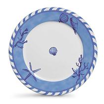 Cj.6 Pratos Rasos de Cerâmica Reto Weekend 27cm Scalla