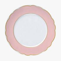 Cj.6 Pratos Rasos Porcelana Versa Royal Rose 28cm Germer Cj.6 Pratos Rasos Porcelana Versa Royal Rose 28cm Germer