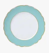 Cj.6 Pratos Rasos Porcelana Versa Royal Tiffany 28cm Germer Cj.6 Pratos Rasos Porcelana Versa Royal Tiffany 28cm Germer