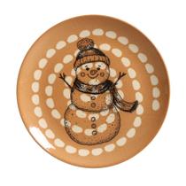 CJ 6 PRATOS SOBREMESA COUP GINGER SNOWMAN NATAL 1ª LINHA