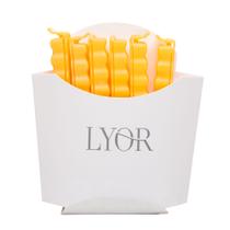 CJ 6 Prendedores para Embalagens com Suporte Ímã French Fries Bege em Plástico LYOR