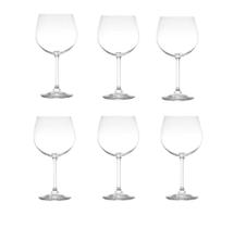 CJ 6 TACAS CRISTAL BOHEMIA P/GIN GASTRO/COLIBRI 570ml