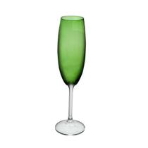 Cj.6 Taças em Cristal p/Champagne Gastro Verde 220ml Bohemia