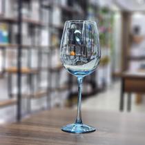 Cj.6 Taças p/Vinho de Vidro Azul 455ml Linha Desire Cj.6 Taças p/Vinho de Vidro Azul 455ml Linha Desire