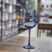 Cj.6 Taças para Vinho de Vidro Cinza 455ml Linha Desire Cj.6 Taças para Vinho de Vidro Cinza 455ml Linha Desire