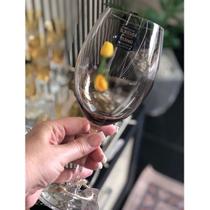 Cj 6 taças para vinho Fumê 580ml bohemia