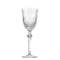 Cj 6 Taças Para Vinho Tinto Cristal Lapidado 68 Transparente Cristais Mozart