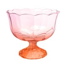 Cj.6 Taças Sobremesa em Vidro Peach Dupla Cor 410ml Hauskraft