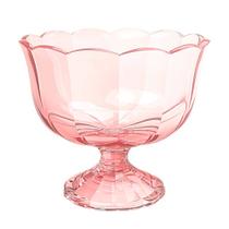 Cj.6 Taças Sobremesa em Vidro Peach Rosa 410ml Hauskraft