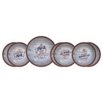 Cj.7 Peças de Cerâmica para Churrasco