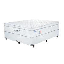Cj base box/colchao molas ensacadas 158x198x64 sonos infinite