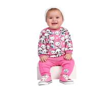 Cj blusao soft panda c/legging molecotton by gus