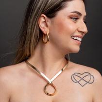 CJ Brinco e Colar Aro Volta