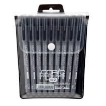 Cj. Caneta Técnica COPIC Multiliner Set B2 c/ 9 Unid