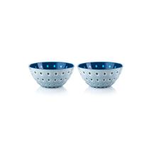 Cj de 2 bowls ø12cm em acrilico azul mediterrâneo le murrine - guzzini Cj de 2 bowls ø12cm em acrilico azul mediterrâneo le murrine - guzzini