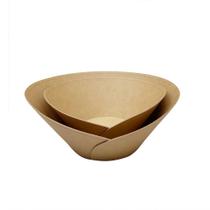 CJ DE CENTRO DE MESA EM material sintético BEGE 2PCS