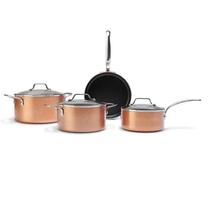 Cj. de Panelas 4 Pçs Copper C/Ind Cobre Brinox 4794100