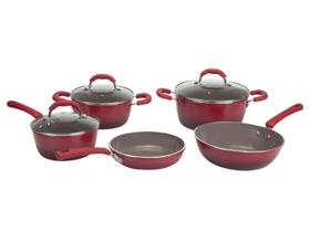 Cj. de Panelas 5Pçs Ceramic Life Select Romã Brinox 4790102 Cj. de Panelas 5Pçs Ceramic Life Select Romã Brinox 4790102