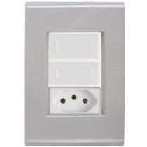 Cj Dois Interruptor Duplo E Tomada 20a Liz Fendi Tramontina Completo Pronto Tramontina Cj Dois Interruptor Duplo E Tomada 20a Liz Fendi Tramontina Completo Pronto Tramontina