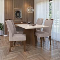 Cj evora 120x90 tp mdf/vidro c/4 cad Cj evora 120x90 tp mdf/vidro c/4 cad