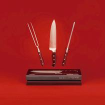 Cj faca 8 garfo chaira steel 3pcs Cj faca 8 garfo chaira steel 3pcs