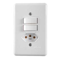 Cj Int 2 Tc Simp +1 Tom Fixa Emb Bip 2P+T 10a 250v - Safira Cj Int 2 Tc Simp +1 Tom Fixa Emb Bip 2P+T 10a 250v - Safira