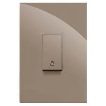 Cj Int.Pulsador De Minuteria Vertical 4X2 Recta Fendi Gloss Cj Int.Pulsador De Minuteria Vertical 4X2 Recta Fendi Gloss