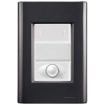 Cj Interruptor Paralelo + Dimmer Ajustável Giz Grafite Tramontina Completo Pronto Tramontina Cj Interruptor Paralelo + Dimmer Ajustável Giz Grafite Tramontina Completo Pronto Tramontina