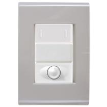 Cj Interruptor paralelo + Dimmer ajustável Liz Fendi Tramontina completo pronto